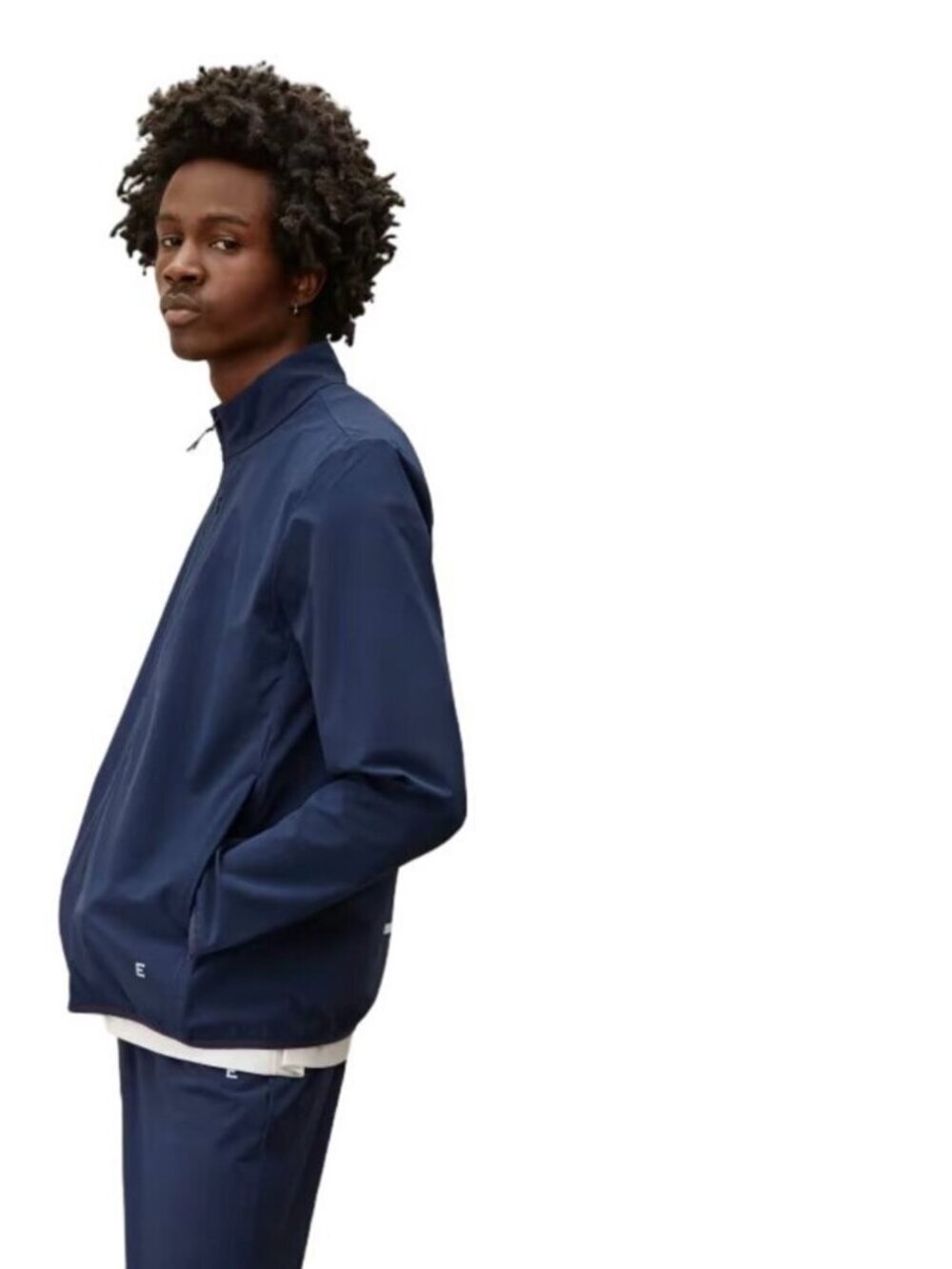 Everlane Mens Navy Retech Soft Shell Jacket Size Large